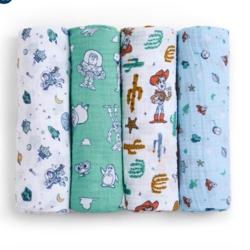 aden + anais Disney™ Toy Story essentials cotton muslin swaddles 4 pack