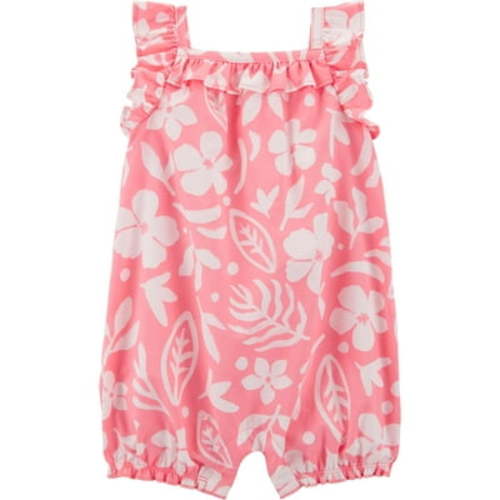 Carter's Child of Mine Baby Girl Romper, Sizes 0/3-24 Months