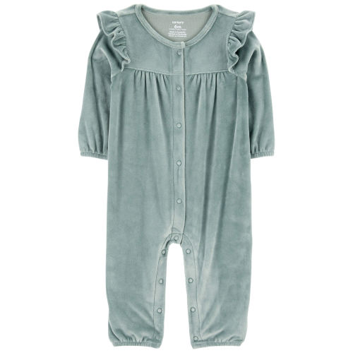 Baby Flutter Snap-Up Fuzzy Jumpsuit - Carter's | Carter's