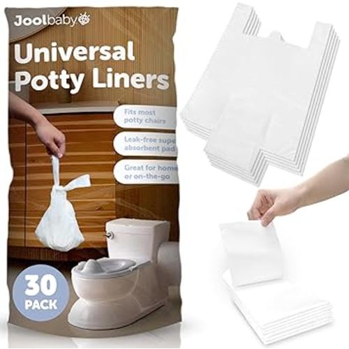Disposable Potty Liners – Universal Fit for Potty Chairs, Super-Absorbent (30 count) – Jool Baby