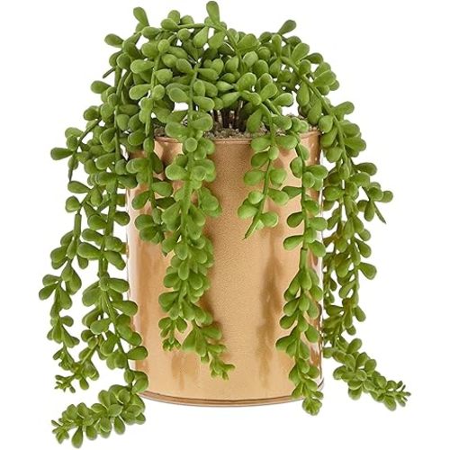 Juvale Potted Artificial Succulent, Modern Home Decor (4 x 6.5 Inches) - Succulents Plants Artificial