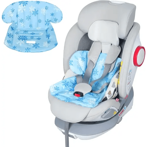 Orzbow Gel Car Seat Cooler Pad for Babies, Summer Car Seat Gel Ice Cushion with Waterproof Liner, Potty Training Seat Pads Protector Mat for Car Seat and Stroller, Easy to Clean, Reversible, Cool Blue