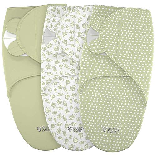 Swaddle Blanket for Baby, Newborn Boy or Girl Adjustable Sleepsack, Unisex, Organic Cotton Swaddle Wrap Set 3 Bags in Pack for Infant, Soft Blankets with Baby Hat