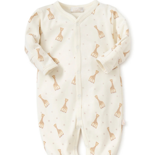 Sophie la girafe Ecru Print Footie