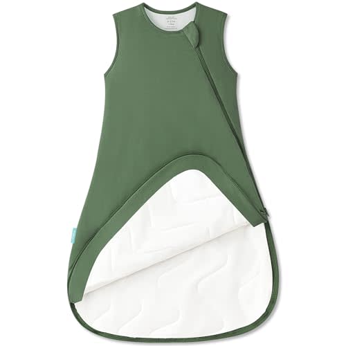 PurComfy Supersoft Sleep Sack 1.0 TOG, Premium Bamboo Viscose Baby Sleeping Bag 2-Way Zipper Sleep Sack Baby Wearable Blanket