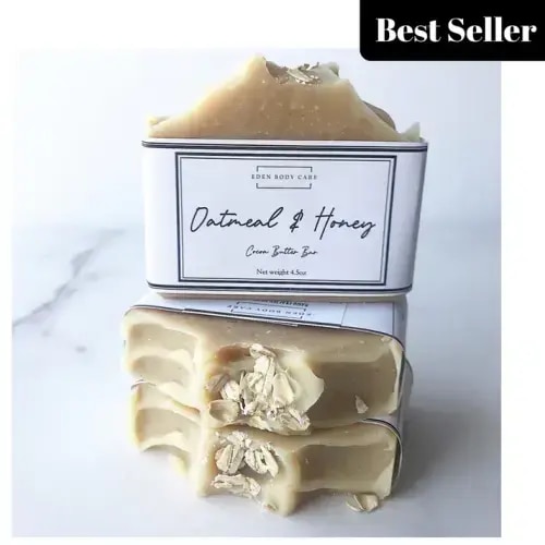 Oatmeal Honey Goat Milk Soap | Eden Body Care Handmade Soap