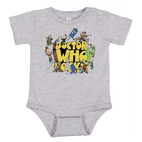 Dr Who Rocks Long or Short Sleeve Unisex Bodysuit