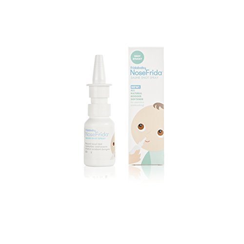 Frida Baby NoseFrida Nasal Saline Spray, Baby Saline Drops + Spray to Soften Nasal Passages, 0.68 fl oz - 0.68 Fl Oz (Pack of 1) - Saline Spray 0.68oz