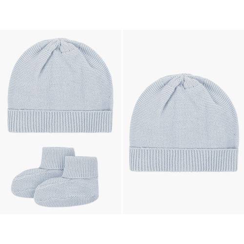 Baby Organic Sweater Beanie and Bootie Set, Infant