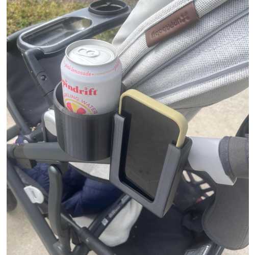 Uppababy Vista V3 Vista V2 Accessories | Cup Holder + Phone Holder for Uppababy Stroller | Uppababy Vista V3 V2 Handle Cup Holder Accessory
