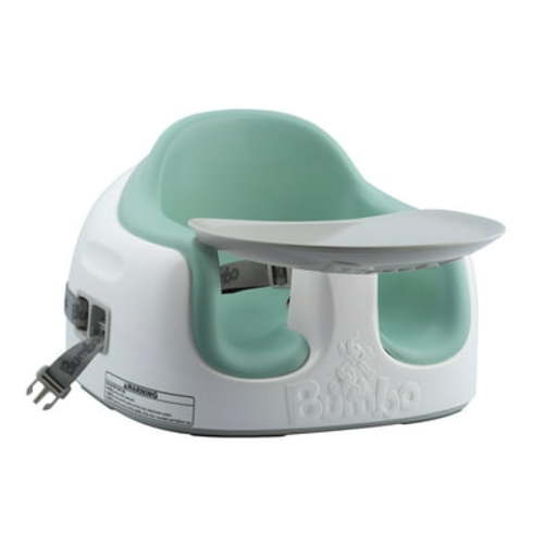 Bumbo Multi Seat Infant High Chair with Feeding Tray, Portable Eating Food, 3-in-1 Adjustable Booster, Hemlock