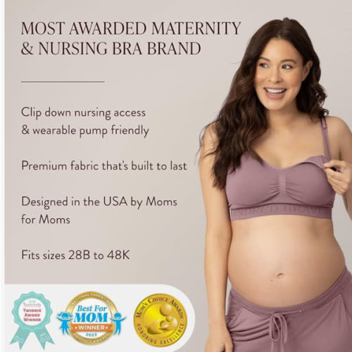 Kindred Bravely Sublime Seamless Nursing Bra | Wireless Maternity & Postpartum Bra