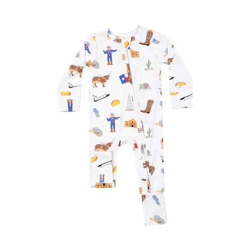 2 Way Zipper Romper | Texas