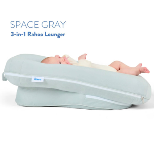 Rahoo Baby Learn & Lounge 3-in-1 Newborn Lounger - Space Grey