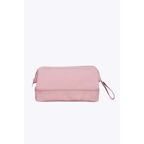 BÉIS 'The Dopp Kit' In Atlas Pink - Pink Travel Toiletry Bag & Toiletry Kit