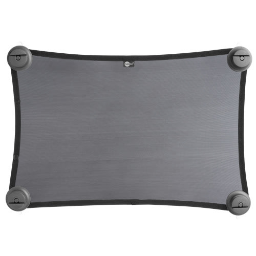SafeFit Adjust to Custom Fit Car Window Shade, Gray