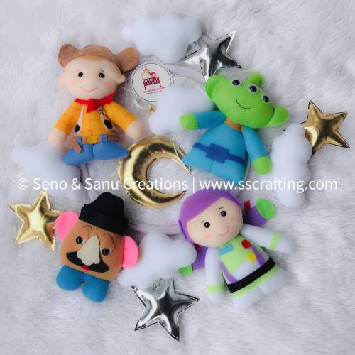 Toy story characters theme nursery mobile, nursery decor, Cot mobile nursery , Crib mobile, Hanging mobile, Baby mobile , gift