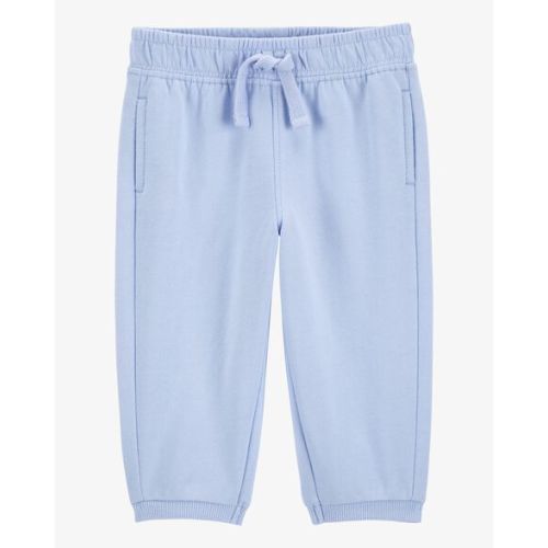 Baby Pull-On French Terry Joggers - Blue - Carter's | Carter's