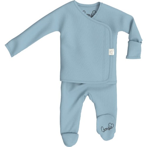 Snug Single Long John Pajamas - Aloe Green Sheep