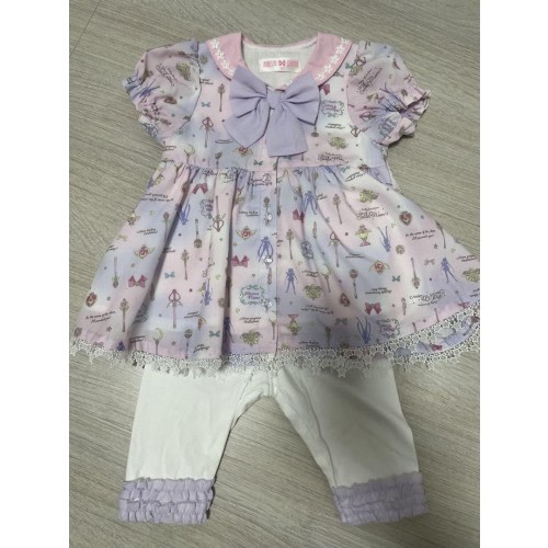 Mezzo Piano Sailor Moon Collab Girl Dress, Pink, Size Outgrown, Used
