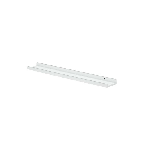 Bookshelves to make a reading nook. 31.5 in. x 3.5 in. x 1.2 in. White MDF Decorative Wall Shelf with Brackets