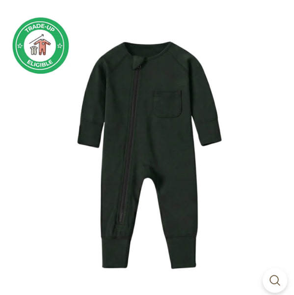 Organic Nori Zip Romper | Baby Sleeper | Our Little Treasures