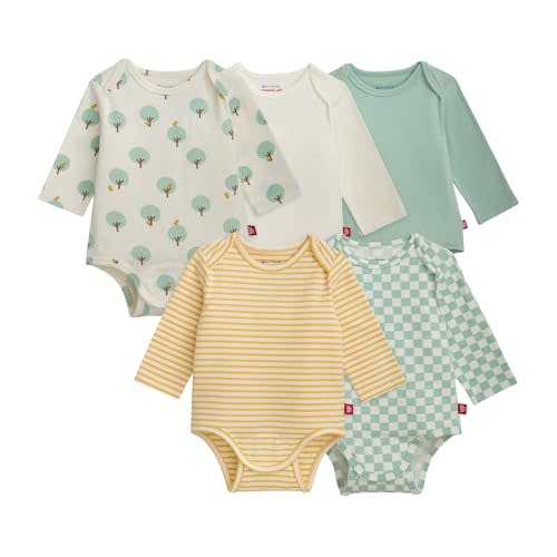 Magnetic Me Cloudstretch 5-Pack Bundle | Magnetic Baby Bodysuits