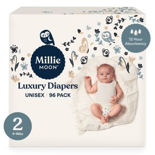 Millie Moon Luxury Diapers - (select Size And Count)