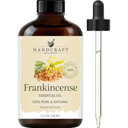 Frankincense Essential Oil - Huge 4 Fl Oz - 100% Pure and Natural - Premium Grade Essential Oil for Diffuser and Aromatherapy