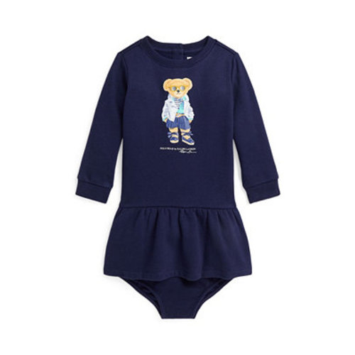 Polo Ralph Lauren Baby Girls Polo Bear Fleece Dress and Bloomer Set - Macy'sBack ButtonFilter Button