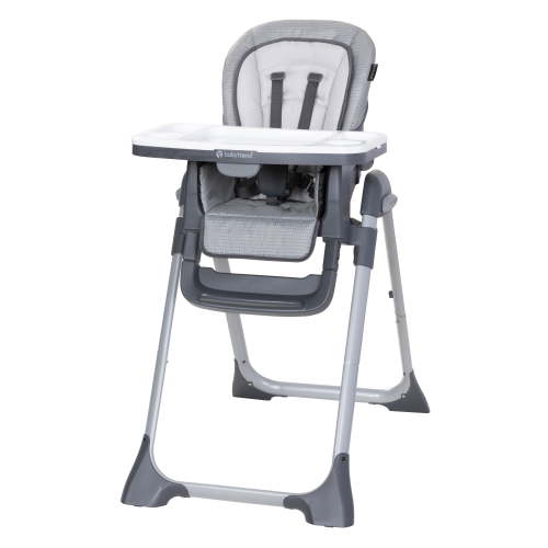 Baby Trend 2.0 Sit Right High Chair - Cozy Gray, 3-in-1, Space Saver, with Feeding Tray