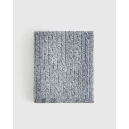 Luxe Cable Knit Cashmere Baby Blanket