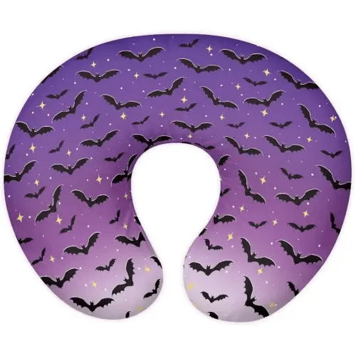 Halloween Bat Boys Nursing Pillow Covers Soft and Breathable Breastfeeding Pillow Cover for Baby Girls Breastfeeding Pillow Slipcover for 0-24 Months Infant Baby