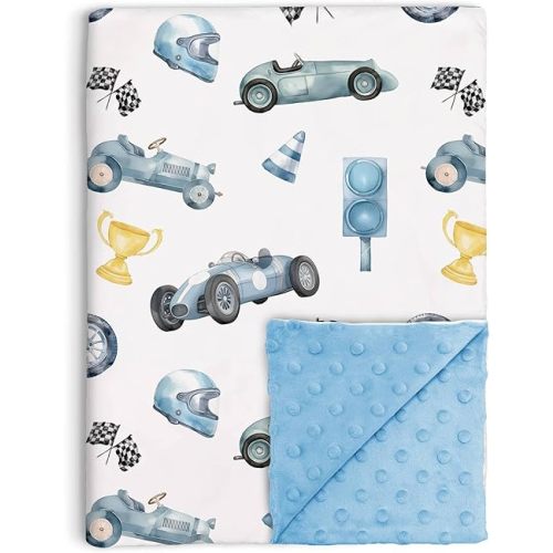 Buerhanerry Race Car Baby Blanket for Boys, 30"x40"