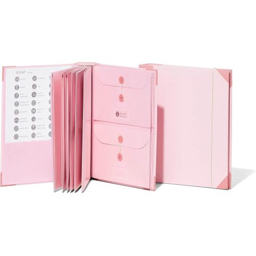 In Case I Go Missing Document Organizer | Bound Expanding File Folder for Important Papers, Emergency Binder, Birth Certificates, Social Security Cards, Passports, Photos, and Letters