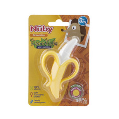 Nuby Nana Nubs Massaging Toothbrush | 1 each