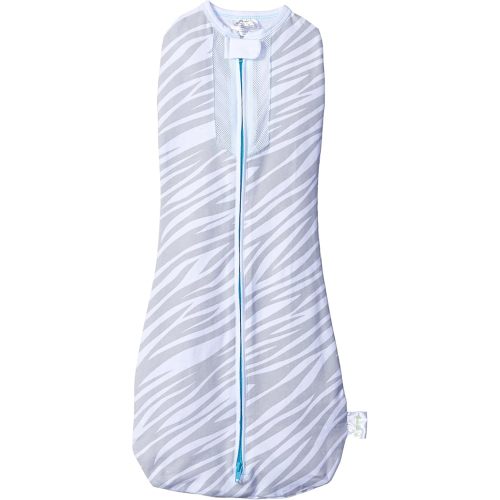 Woombie Air, Gray Zebra/Turquoise Trim, Big Baby 14-19 Lbs