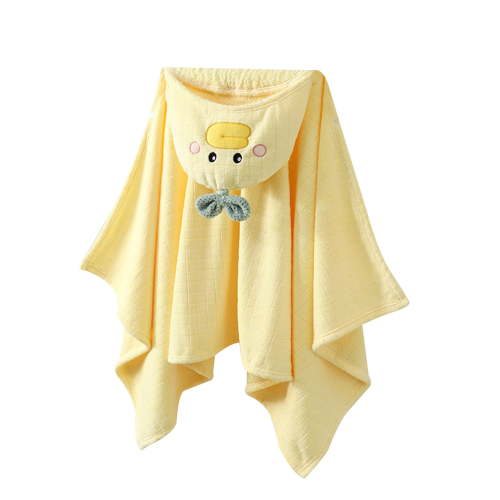 Okbabeha Baby Hooded Bath Towel for Newborn Infant Toddler Kids Blankets Large Soft Absorbent Quick Drying Animal Towels for Beach Sport Yoga SPA Fitness
