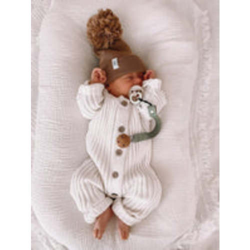Ribbed Romper | Milk