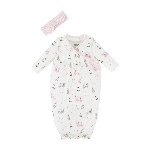 Mud Pie Baby Pink Golf Take-Me-Home Set; 0-3M