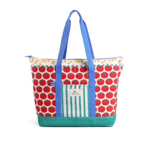 Itzy Explorer™ Canvas Mom Tote - Pasta La Vista