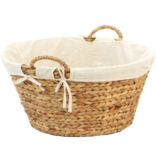 Bay Isle Home™ Wicker Hyacinth Laundry Basket | Wayfair