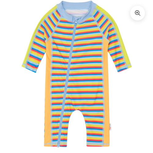Sunsuit - Long Sleeve Romper Swimsuit | "Sunny Stripe"