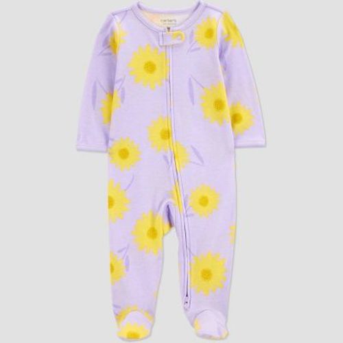 Carter's Just One You®️ Baby Girls' Sleep N' Play - Purple/yellow Newborn