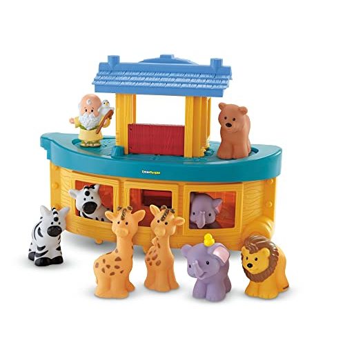 Fisher-Price Little People Noah’s Ark Playset, Boat with 9 Figures