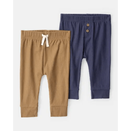 Baby Boy 2-Pack Rib Pants | Carter's