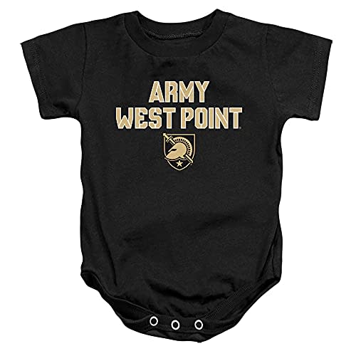 LOGOVISION US Military Academy Official Stacked Unisex Infant Snap Suit for Baby