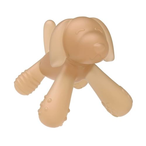 Silicone Teething Toy for Baby 3-6, 12, 18 Months Infant, BPA Free Soft Dog Shape Silicone Baby Teether