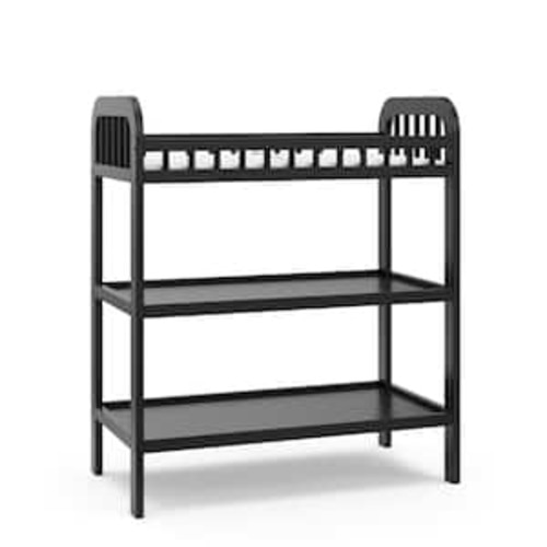 Pasadena Driftwood Changing Table with Water-Resistant Changing Pad