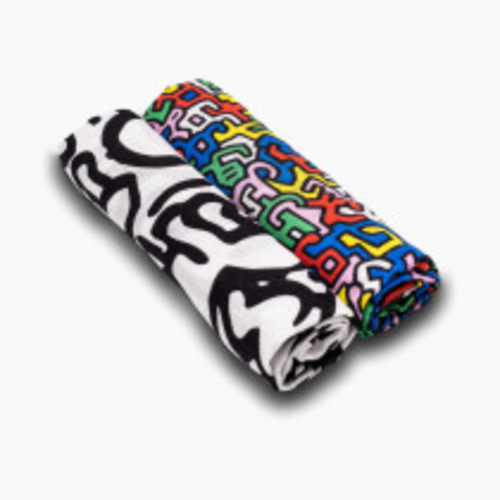 Etta Loves Sensory Muslin 2-pack - Keith Haring